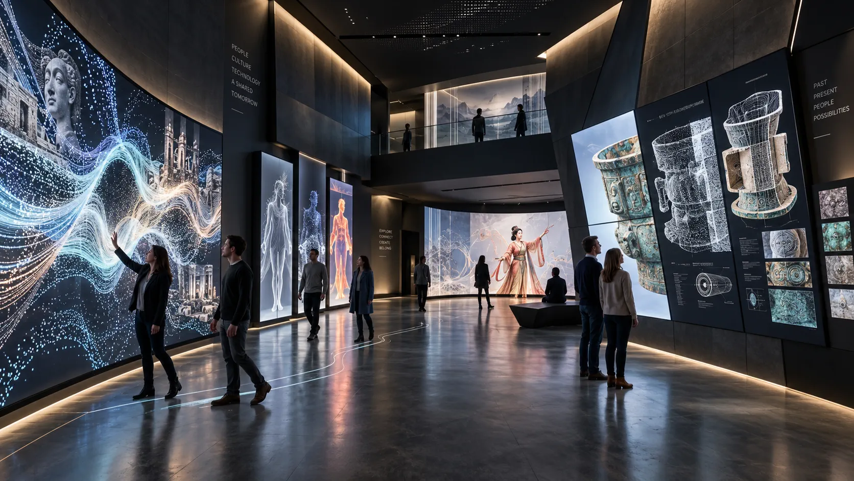 Çok yüzeyli yaşayan kültür galerisi